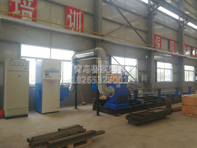 東營(yíng)某機(jī)械廠自動(dòng)切管機(jī)除塵